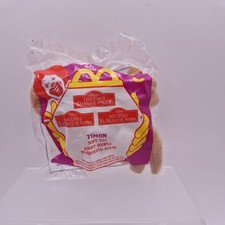 McDonalds Lion King Simbas Pride Plush Toy- Timon 1998.
