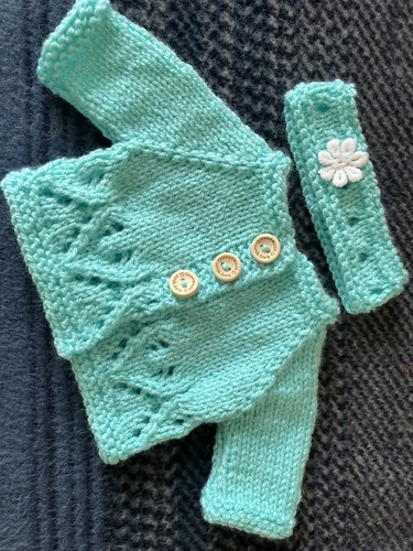 Hand knitted dolls clothes fit - dolls,