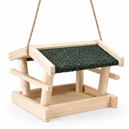 Wooden hanging bird - hanging,