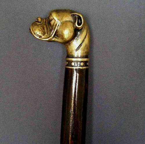 Bulldog handmade cane - handmade,