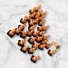 80x 1/76 Traffic Cone Scale, Model, Scenery, Train, Oo/ho Gauge, Railway, Gift