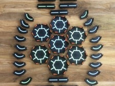 Pieces black hex bug - -,