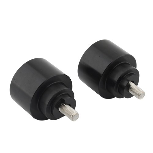 Pair black bar end - black,