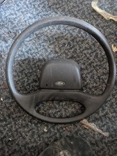 Genuine Ford Fiesta MK2 steering wheel.