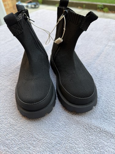 Zara girls black knot sock - zara,