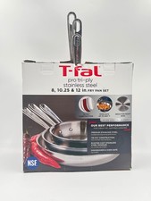 T-fal Pro Tri-Ply Fry Pan Set