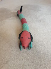 Vintage Retro 60's 70s Sausage Dog Look Long Door Draught Excluder
