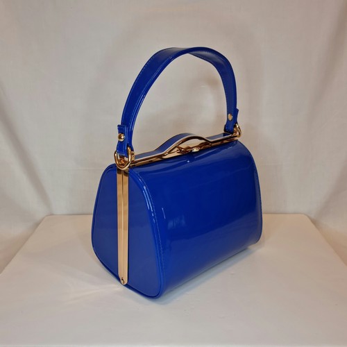 Royal blue cobalt patent - royal,