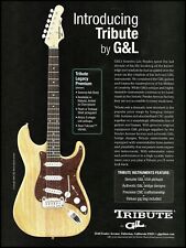 G&L Leo Fender Tribute Legacy Premium Swamp Ash guitar advertisement print