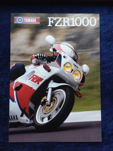 1988 yamaha fzr - fzr, brochure