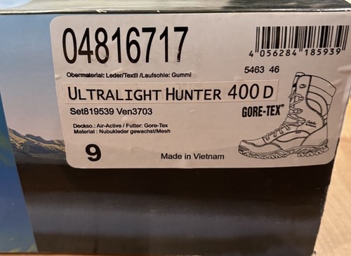 New meindl ultralight hunter - new,
