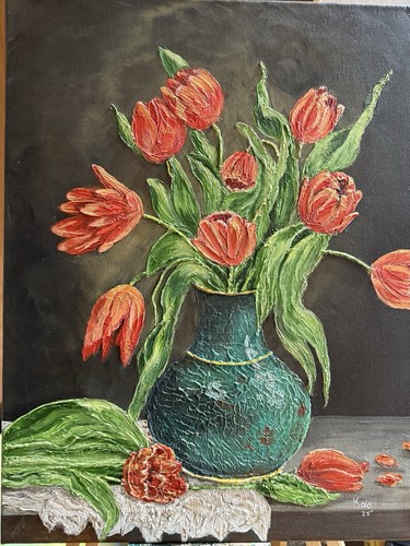 Original acrylic painting - painting, on