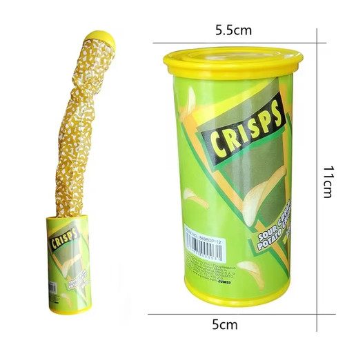 Potato chip can snake prank - potato,