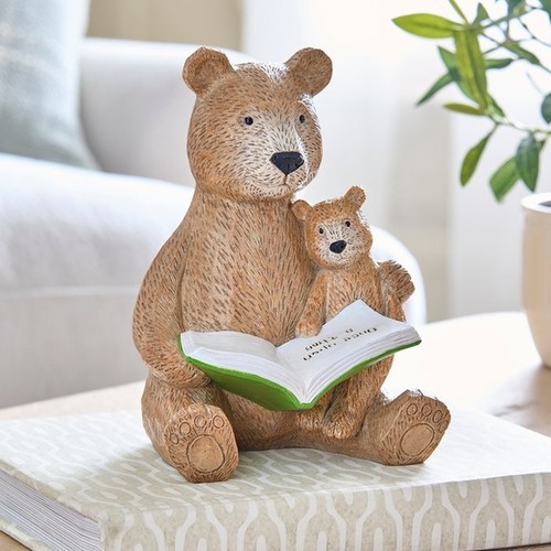 Bear reading decoration - bear,