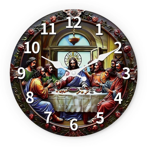 Last supper religious wooden - supper,