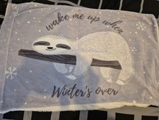 Sloth Fleecy Single Duvet