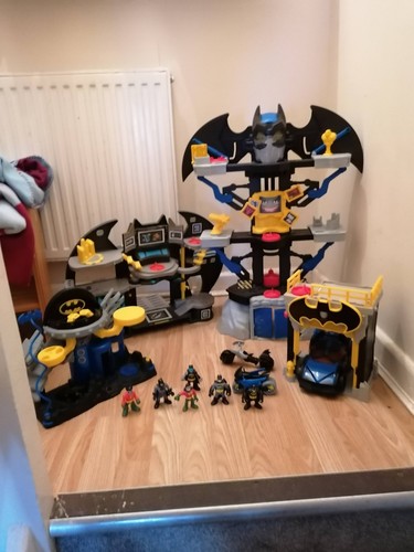 Large imaginext batman batcave - imaginext,