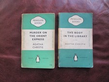 MURDER ON THE ORIENT EXPRESS - AGATHA CHRISTIE 1950 REP+ THE BODY IN THE LIBRARY