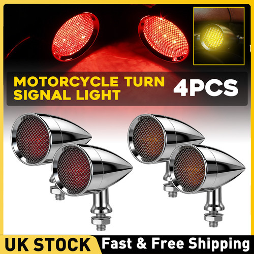 Black motorcycle led - 4x,