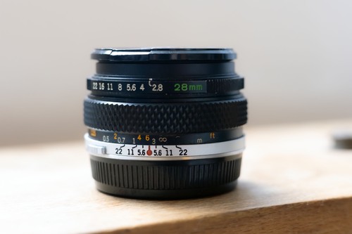 Olympus zuiko auto 28mm - om,