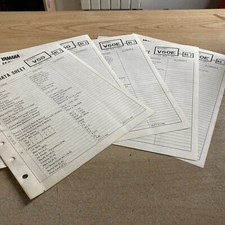 Yamaha V50 and V50E Technical