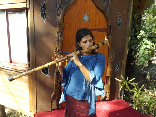 Walking stick flute native - flute, (native