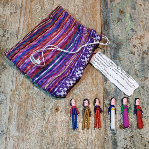 Guatemalan worry dolls x - worry, 6