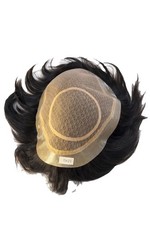 Mens Toupee Human Hair
