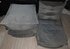 Velvet Charcoal Grey Arm Chair