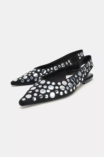 Zara nwt studded - zara, ballet