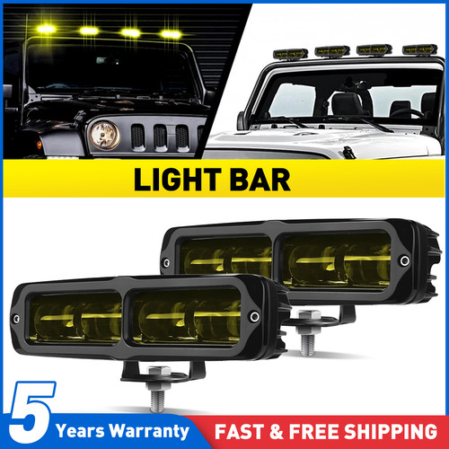 2pcs yellow led - yellow,