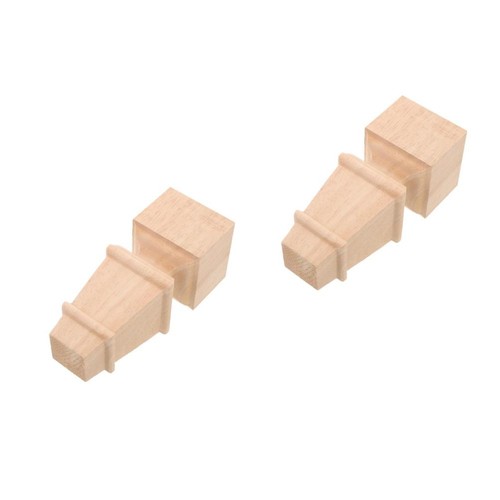2pcs wooden furniture legs - wooden,
