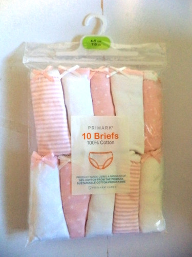 Primark girls briefs underwear