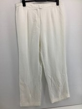 Personal Choice Ivory Cream Wide Leg Smart Trousers Work Holiday 18