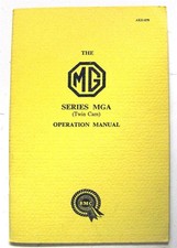 MG A Twin Cam Car Owners