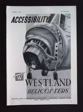 Original 1953 Advert Westland S.55 Helicopters Aviation