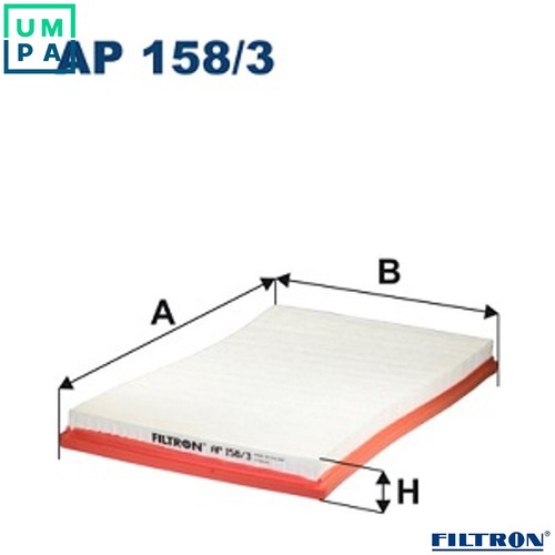 Air filter 158 - filter, 158/3