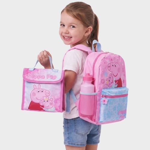 Peppa pig piece backpack set - piece,
