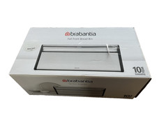 Brabantia Fall Front Bread Bin - Brilliant Steel