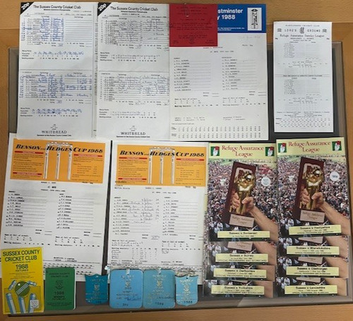 Sussex county cricket 1988 - cricket,
