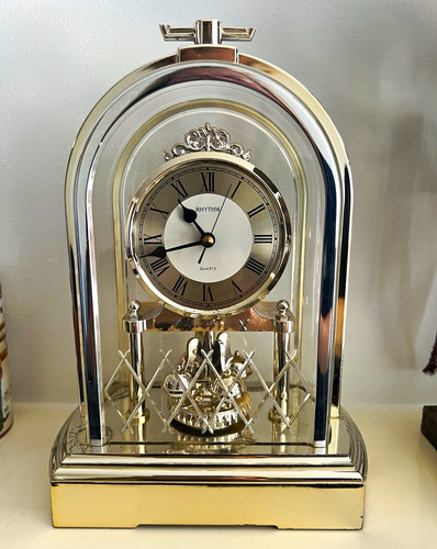 Rhythm arch mantel clock - arch,