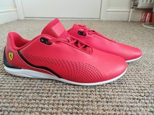 PUMA FERRARI  SCUDERIA DRIFT CAT RED MENS TRAINERS SIZE UK 9