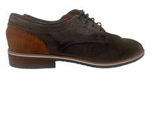 Bata Red Label Men’s Dark Blue Suede Lace-Up Derby Casual Shoes