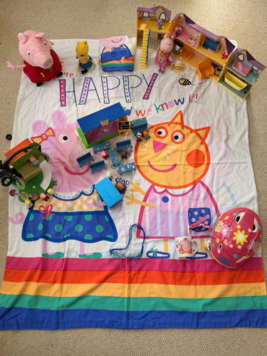 Peppa pig bundle plushies - peppa,