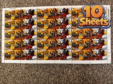 Ten Sheets Of 30 1st Class