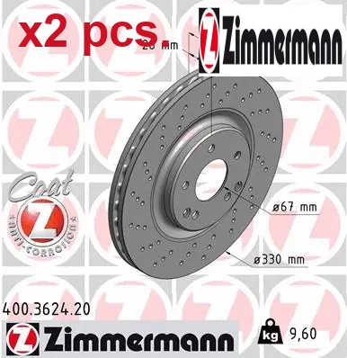 Pcs front brake disc set - brake,