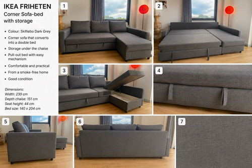 Ikea friheten corner - ikea, sofa