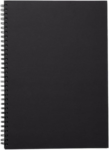 Black sketchbook 40sheet 80 - black,
