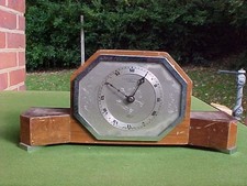 VINTAGE TATTY ART DECO ELLIOTT MANTEL CLOCK : G.H. PRESSLEY & SONS WORTHING