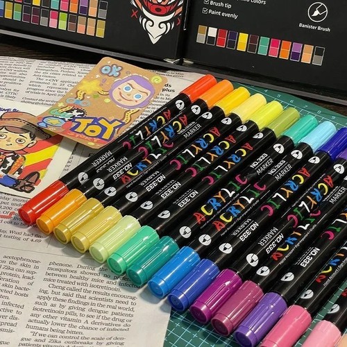 Color acrylic paint markers - acrylic,